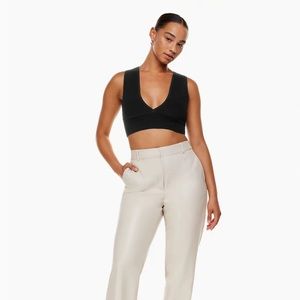 Aritzia Babaton sculpt knit deep v tank size xs